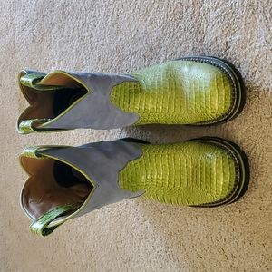 Women's Ariat Fat Baby's, Size 10B, Green & Blue